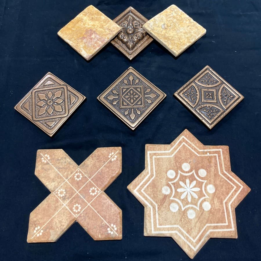 Old World tile mood board