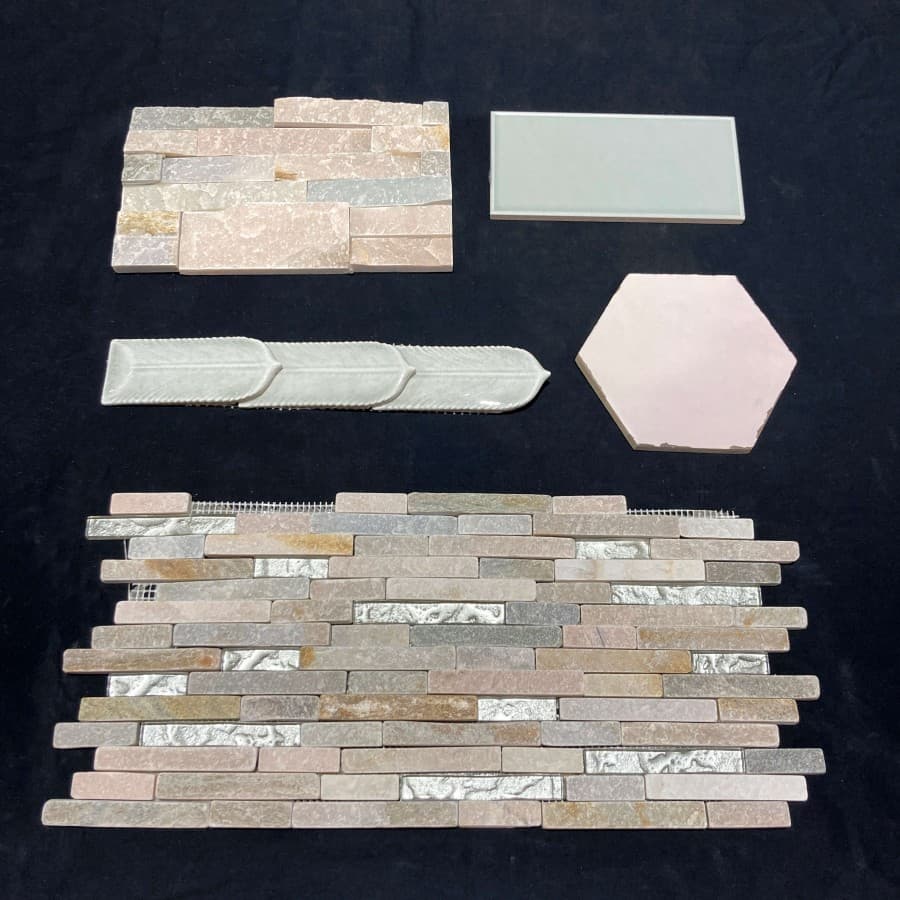 Seaside Pearl tile mood board