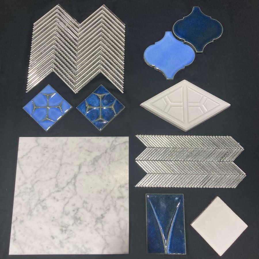 Elevated Elegance tile mood board