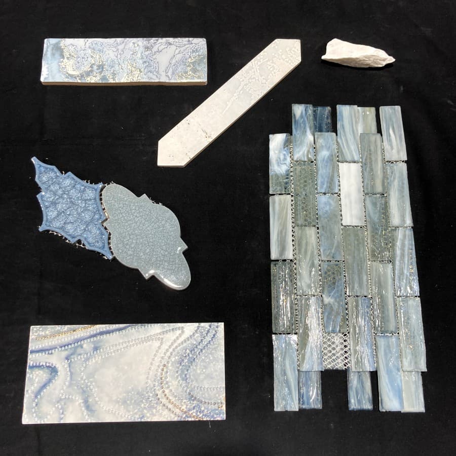 Midday Sky tile mood board