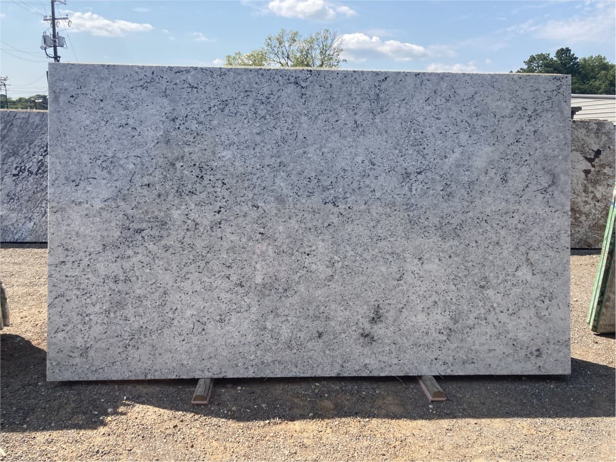 Colonial White Granite slab